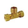Swivel Pro Series 0.5 x 0.5 in. MPT Brass Lead Free Compression Tee Fitting SW157386